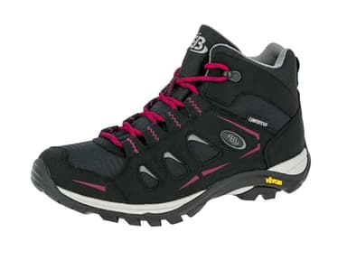 Brütting MOUNT FRAKES HIGH Damen Trekking- & Wanderstiefel, Schwarz/ Pink, 39 EU