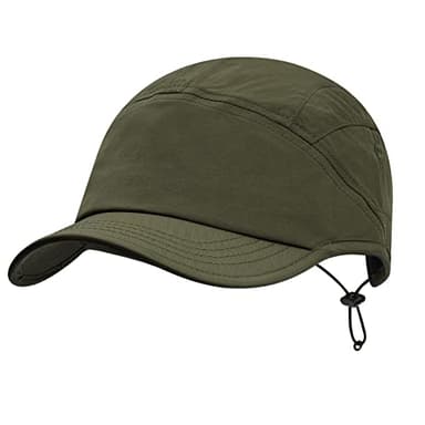 CLAPE Wasserdicht 5 Panel Basecap Herren Quick Dry Baseball Cap Atmungsaktive Outdoor Sport Caps Unstructured Dad Hat Cooling Running Cap