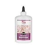 Ideen mit Herz Power-Holzkleber | 250 ml | für alle Holzarten und Karton | schleif- und lackierbar, verläuft nicht | trocknet transparent auf | lösungsmittelfrei