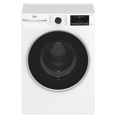 Beko Waschmaschine 9kg, Stiftung Warentest GUT (2,1)*, 1400 U/min, Dampffunktion, allergikergeeignet, Nachlegefunktion, AquaWave Schontrommel, B5WF69410W, Weiß