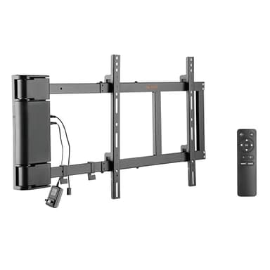 mywall HP29L Elektrische Wandhalterung für Flachbildfernseher 32-60 Zoll (81-152cm) Tragkraft 40 Kg Schwarz
