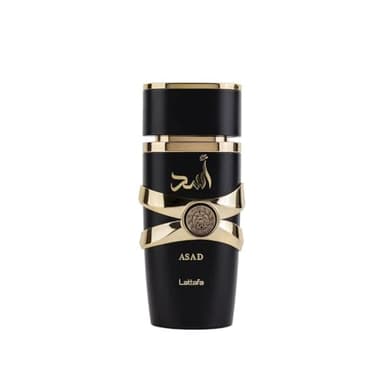 Lattafa Asad Lattafa für Unisex Eau de Parfum Spray, 100 ml Herren Damen Parfum