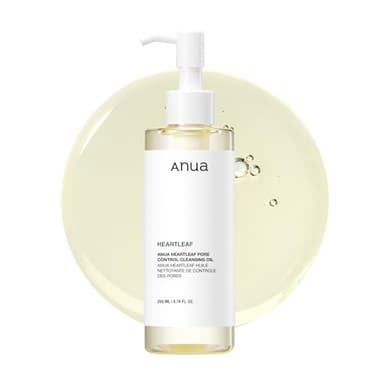 ANUA Heartleaf Porenkontrolle Reinigungsöl, sanfter Gesichtsreiniger gegen Mitesser & Make-up, porenverfeinernd, koreanische Hautpflege, Pore Control Cleansing Oil, Original, 200ml