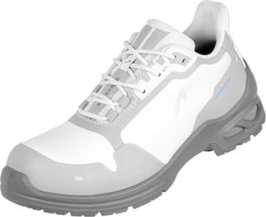 ACE Constructor S3 Arbeitsschuhe - leicht, rutschfest & wasserabweisend - Sicherheitsschuhe für Damen & Herren - Weiß/Grau - 43