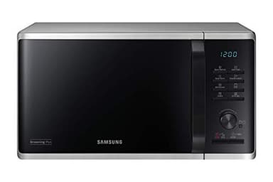 Samsung MG2AK3515AS/EG Mikrowelle mit Grill, 800 W, 23 ℓ Garraum, 48,9 cm Breite, Quick Defrost, 27 Automatikprogramme, Silber