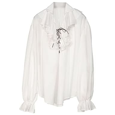 W WIDMANN MILANO Party Fashion - Piraten oder Renaissance Hemd, Seeräuber, Faschingskostüme