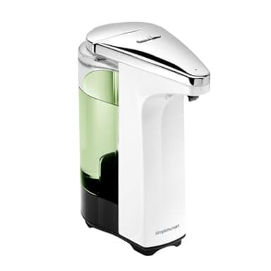 simplehuman ST1018 237 ml, Sensorspender, Seifenspender Automatisch mit Sensor, weiß