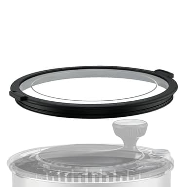 SILBERTHAL Salatschleuder Deckel 25cm - Accessoire für Salatschleuder Edelstahl 4,5 Liter