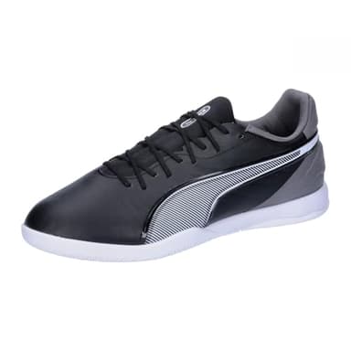 Puma Unisex Adults King Match IT Soccer Shoe, Puma Black-Puma White-COOL Dark Gray, 44 EU