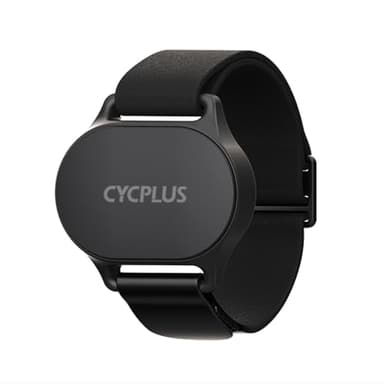 CYCPLUS Herzfrequenzmesser Armband, Bluetooth 5.1 ANT+ HR Monitor mit HR Zone LED Anzeige, IP67 Wasserdicht, Verwendung für Laufen Radfahren Fitness und andere Sportarten(schwarz)