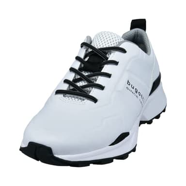 bugatti man Herren sportliche Schnürer, Männer Schnürhalbschuhe, Wechselfußbett,Schnuerschuhe,Schnuerer,straßenschuhe,White (2000),43 EU/EU UK