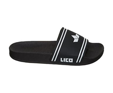 Lico Unisex Coast Badeschuhe, Schwarz Weiß, 43 EU