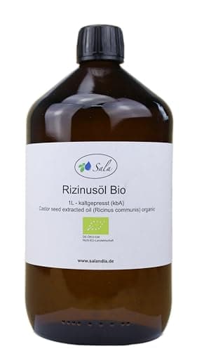 Sala Rizinusöl kaltgepresst BIO 1 L 1000 ml Glasflasche