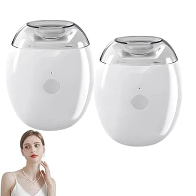 2 Stück Universeller automatischer Nagelschleifer für Erwachsene und Kinder, Elektrische Nagelfeile, Nagelpolierer mit LED-Licht und 3 Gang, Wiederaufladbare Elektrischer Nageltrimmer für Menschen