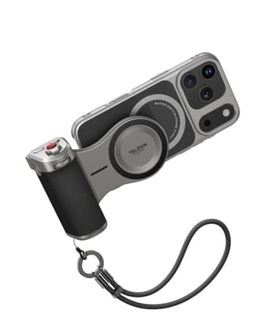 TELESIN Master Grip Kit für iPhone 17 Pro, Magnetic Kameragriff für iPhone 17 Pro Standard Set, Integrierter 3200mAh Akku, Kabelloses Laden, Graphen Handyhülle, DSLR Stil Griffhalterung