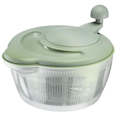 Westmark 2432224M Salatschleuder, Fassungsvermögen: 5 Liter, ø 26 cm, Kunststoff, BPA-frei, Fortuna, Mint-Grün, Standard