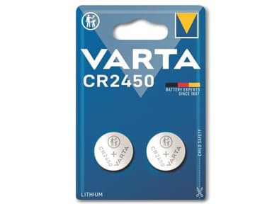 2x Varta Batterie Lithium Coin Knopfzelle CR2450