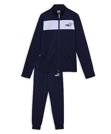 PUMA Boy's Poly Suit Cl B Track Suit,Blau (Peacoat), 164