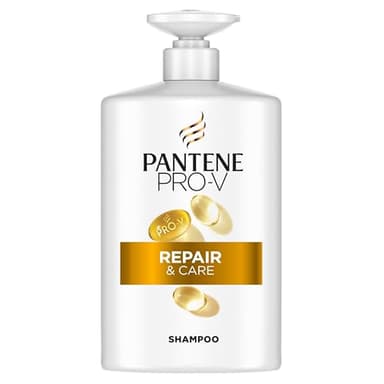Pantene Pro-V Repair & Care Shampoo 1000ml Pumpspender. Schwaches, Trockenes, Geschädigtes Haar. Reinigt Sanft. Schützt Haarbindungen. Ohne Silikone, Mineralöle und Farbstoffe