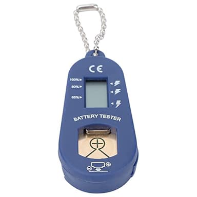 MRNHA Knopf Batterie Tester, SchlüSsel Bund Tasche, Tragbarer und Leichter Batterie Tester Zur ÜBerprüFung der Verbleibenden Batterie Leistung