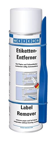 WEICON Etiketten-Entferner | 500 ml | mit Spezial-Spatel für effektives Arbeiten
