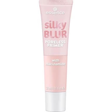 essence silky BLUR PORELESS PRIMER, porenverfeinernd, grundierend, sofortiges Ergebnis, transluzent, vegan, ohne Parabene, ohne Mikroplastikpartikel, Nanopartikel frei, 1er Pack (30ml)
