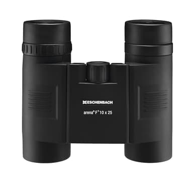 Eschenbach Optik Arena F+ faltbares Fernglas 10x25 - handliches Einstiegsmodell für Wanderungen, Vogelbeobachtungen, Veranstaltungen und mit umfangreichem Lieferzubehör