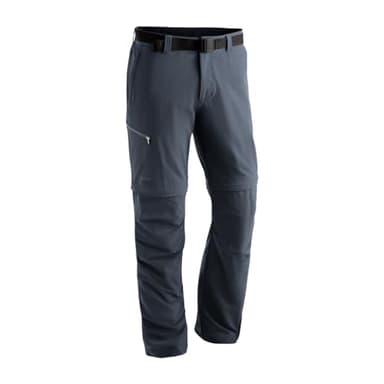 Maier Sports Tajo 2, Herren Wanderhose, Wasserabweisende Outdoorhose für Trekking und Hiking, Praktische Zipp-off-Funktion, PFC-frei, mSTRETCH pro 4 & Dryprotec, Grau, 50 (W33/L32)