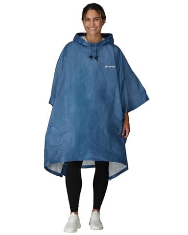 FROGG TOGGS Ultra-lite2 Regenponcho, wasserdicht, atmungsaktiv, Erwachsenen- und Jugendgrößen, Blau, Einheitsgröße