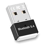 Confitik Bluetooth Adapter PC - USB Bluetooth 5.4 Dongle - Bluetooths Stick, Low Latency, Plug & Play, Kompatibel mit Windows 11/10/8.1/7 für Desktop, Laptop, Headset, Tastatur, Maus