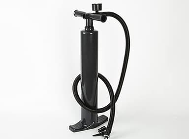 DWT Doppelhubpumpe 'Quick-Air-Press' mit Manometer schwarz Zubehör für Bus Vorzelte