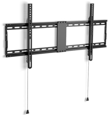 goobay TV Wandhalterung starr für 43-100 Zoll Fernseher, extrem flache Halterung mit 29mm Wandabstand, bis 70kg belastbar, VESA 800x400 - 49742