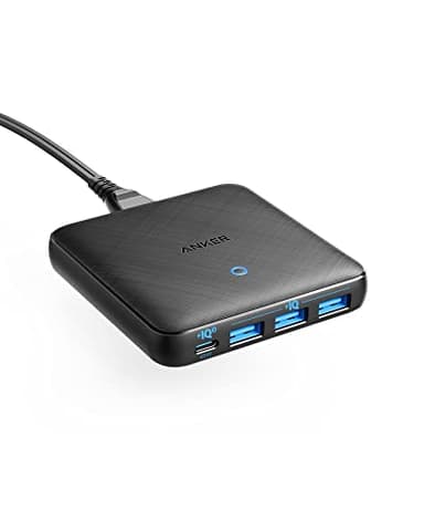 Anker 543 Ladegerät (65W) USB-C Netzteil, 65W 4-Port PIQ 3.0 & GaN 45W USB-C, Für MacBook, Laptops, iPad Pro, iPhone 16, Galaxy, Pixel