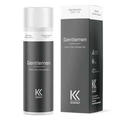 Dr. K. Cosmetics - Gentlemen Intim-Care Shower Gel - Intim Pflege Duschgel für Körper und intimbreich des Mannes - für den modernen Herren - vom Urologen entwickelt und betreut