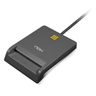 NOX XTREME PRODUCTS Lite Citizen - Elektronischer Kartenleser, kompatibel mit Cartão de Cidadão (Portugal) und Electronic DNI (Spanien). USB 2.0-Anschluss, Abmessungen 65x85x18mm, Farbe Schwarz