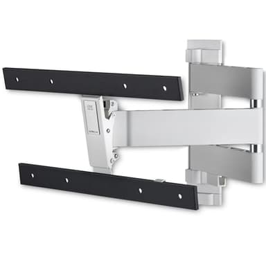 One For All voll schwenkbare OLED-TV-Wandhalterung – Bildschirmgröße 32 bis 77 Zoll – 180° -Drehung und 20° Neigung – Für alle TV-Typen – Max. Gewicht: 40 kg – Max VESA 400x400 – Schwarz-weiß – WM6453