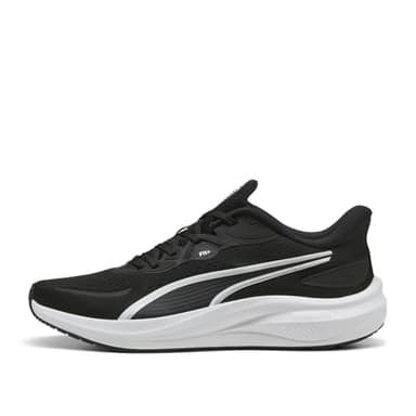 Puma Skyrocket Lite Adult Unisex Straßen-Laufschuh, 2 Black- White- Silver, 42.5