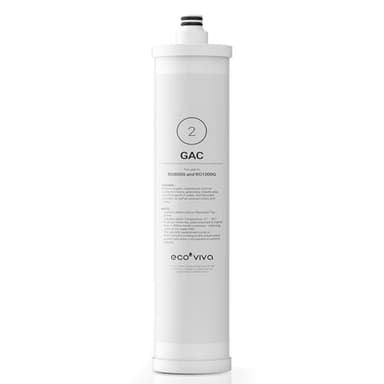Ecoviva-Ersatz-GAC-Filterkartusche für das Umkehrosmoseanlage RO800G/1000G