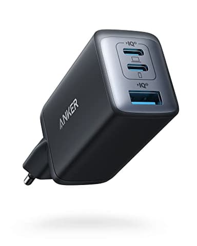 Anker Nano 65W USB C Ladegerät, 3-Port PPS Schnellladegerät, iPad Ladegerät, Kompaktes Netzteil für MacBook Pro, iPad Pro, Galaxy S20, Dell XPS 13, Note 20, iPhone 17/16/15 Series,Pixels