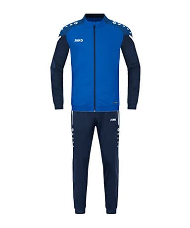 JAKO Herren Trainingsanzug Polyester Performance, Royal/Marine, XL