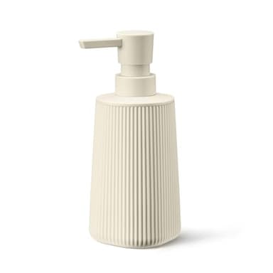 Gigmeta Moderne Seifenspender, Seifenspender Bad, Küchen Spülmittelspender, Beige Pumpspender für Soap Dispenser für Badezimmer und Arbeitsplatten