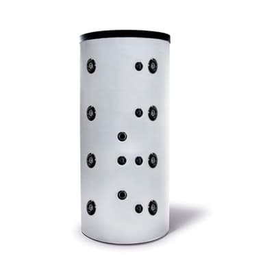 SUNEX® Pufferspeicher 300L für Heizung und Warmwasser, mit 1 Wärmetauscher, bis 95°C, mit Wärmedämmung, Boiler, Warmwasserboiler, Standspeicher, Warmwasserbereiter