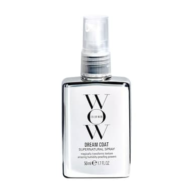 Color Wow Dream Coat Anti Frizz Spray für superglattes Haar, Hitzeschutz für Haare hält bis zu 3 Haarwäschen, Glanzspray für geschmeidige Haare, 50ml