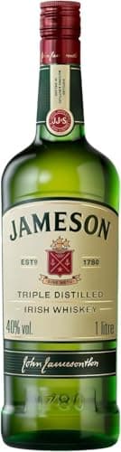 Jameson Irish Whiskey, Blended Irish Spirit aus feinen, dreifach destillierten Pot Still und Grain Whiskeys, Milder und zeitloser Genuss aus Irland, 1 x 1 l
