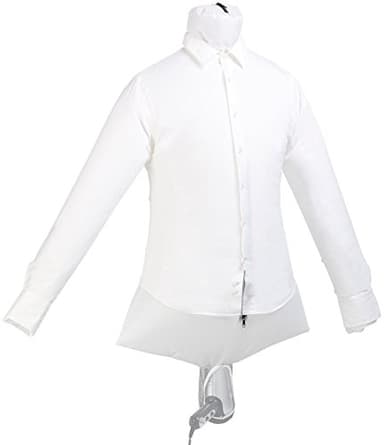 Sichler Haushaltsgeräte Bügelhilfe: 2in1-Reise-Bügelpuppe mit Haartrockner-Aufhängung, trocknet & glättet (Bügelautomat, Bügelmaschine, Reisebügeleisen)