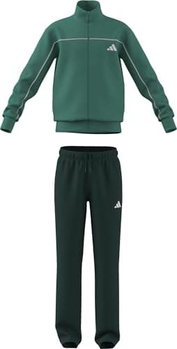 adidas Unisex Kinder Junior Tricot Colourpop Tracksuit, pure teal/white, 11-12 Years