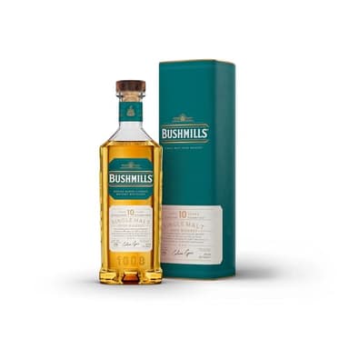 Bushmills 10 Years Old Single Malt Irish Whiskey | Dreifach destillierter 100% Malt Whisky | 40% vol | 0,7l