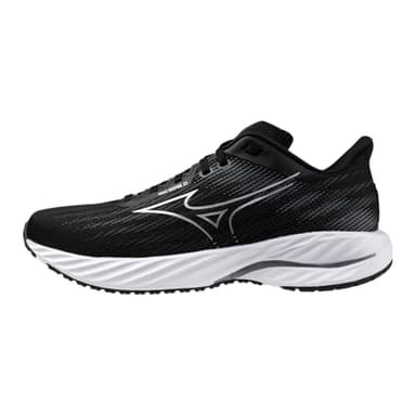 Mizuno Wave Inspire 21 Laufschuh für Herren, schwarz/Silber, 46 EU