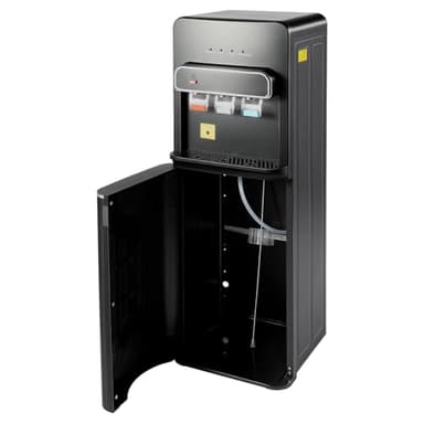 banborba 550W Bodenstehender Wasserspender mit Bodenbeladung, Kalt Heiß Doppelfunktion Elektrisch Heißwasserspender 85~95℃ für Hause Büro Schlafzimmer Wohnzimmer (Schwarz)