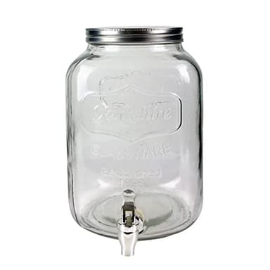 Saveur et Dégustation KV7177 Glaskrug zum Einschenken, transparent, 18 x 18 x 31 cm